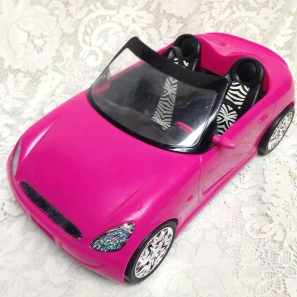 Barbie Doll Hot Pink Car 13in x 7in x 6in - Picture 5 of 6